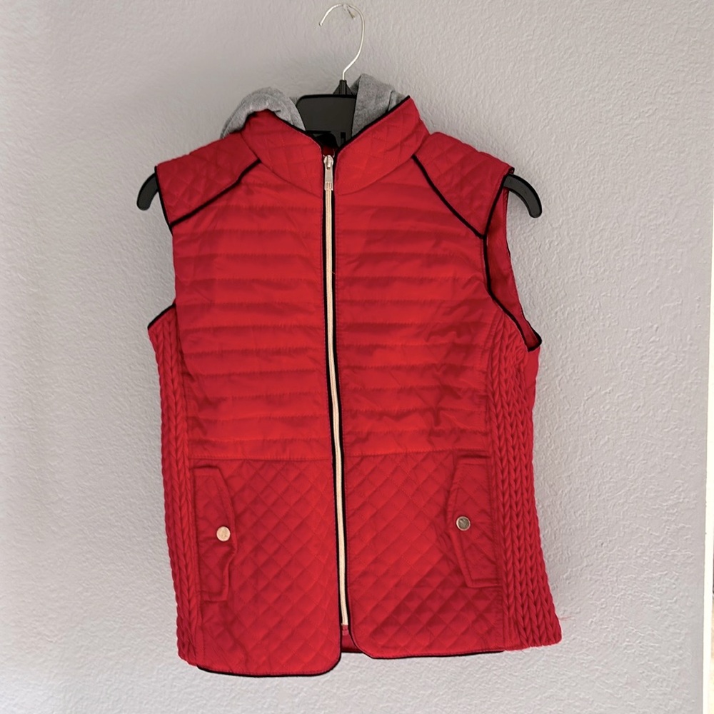 Red Quilted Kids‎ Vest